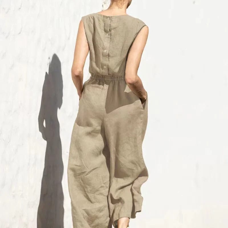 Mirla | Bomulls-lin jumpsuit-Eva Jonsson