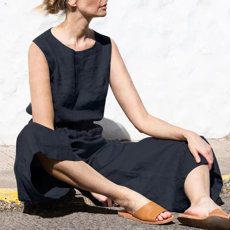 Mirla | Bomulls-lin jumpsuit-Eva Jonsson