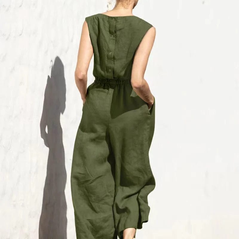 Mirla | Bomulls-lin jumpsuit-Eva Jonsson