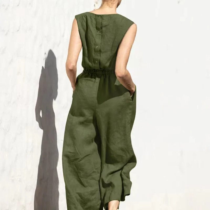 Mirla | Bomulls-lin jumpsuit-Eva Jonsson
