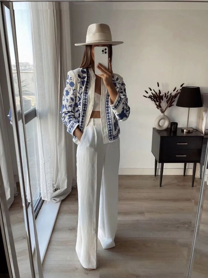 Mirla | Bomullsfri cardigan solskyddströja-Eva Jonsson