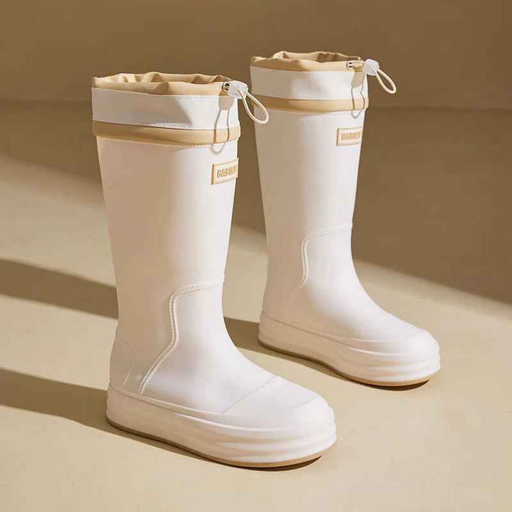 Mirla | Boots Dam - Andningsaktigt Vattentätt Gummi Antiglid Design-Eva Jonsson