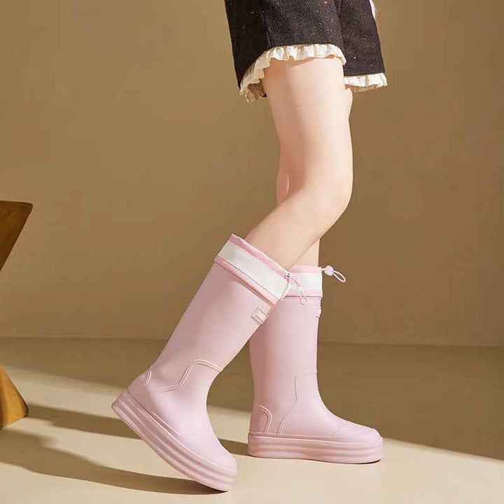 Mirla | Boots Dam - Andningsaktigt Vattentätt Gummi Antiglid Design-Eva Jonsson