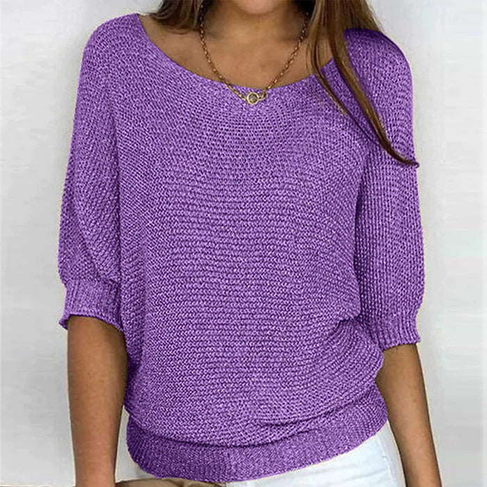 Mirla | Breeze Dam Stickat Topp-Eva Jonsson