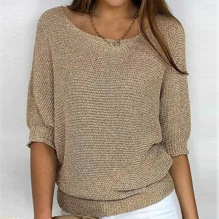 Mirla | Breeze Dam Stickat Topp-Eva Jonsson