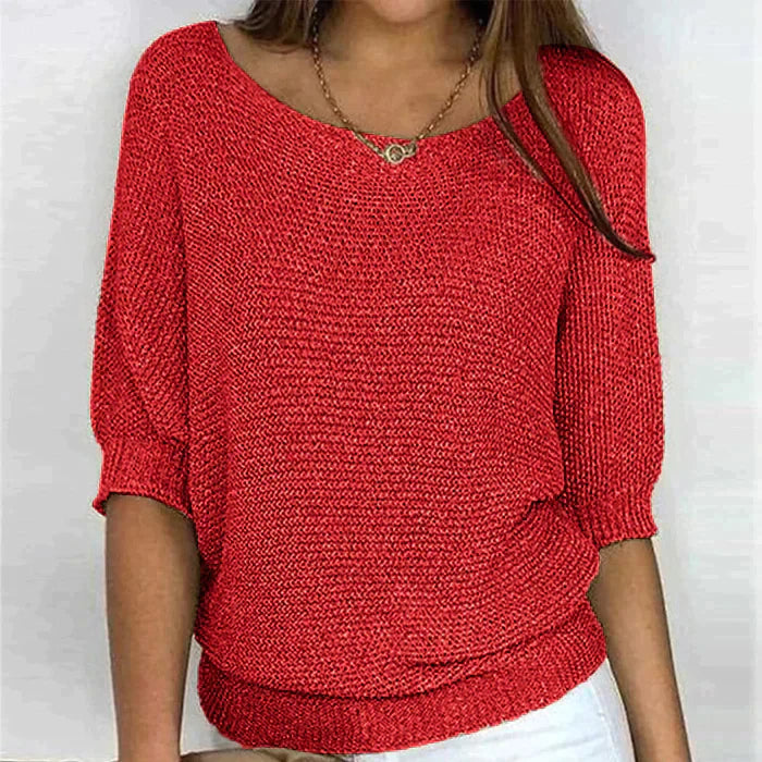 Mirla | Breeze Dam Stickat Topp-Eva Jonsson