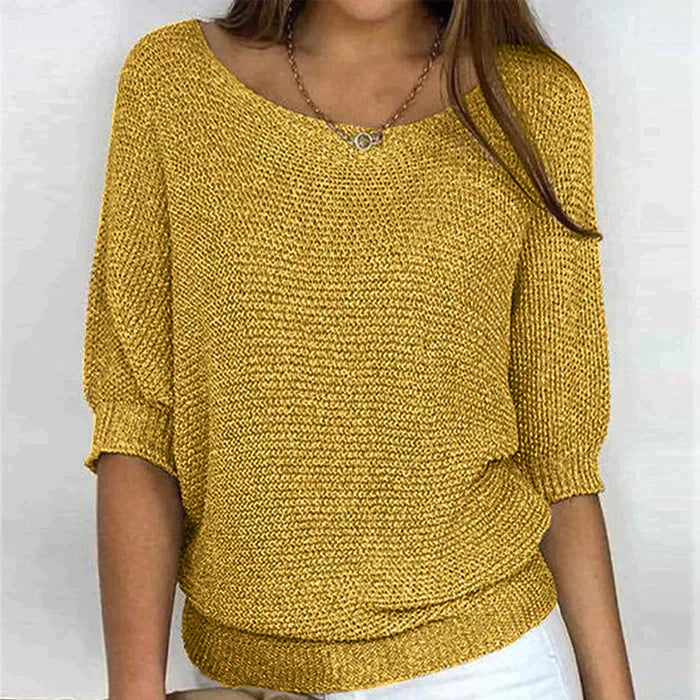 Mirla | Breeze Dam Stickat Topp-Eva Jonsson