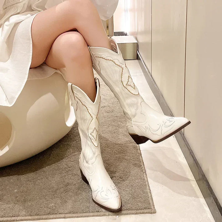 Mirla | Broderade Cowboystövlar-Eva Jonsson