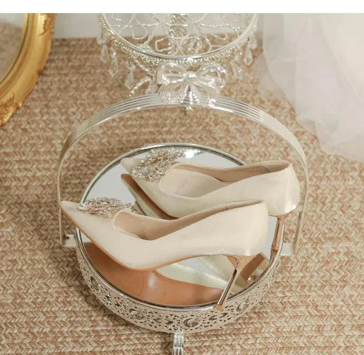 Mirla | Brudskor Stiletto med Strass-Eva Jonsson
