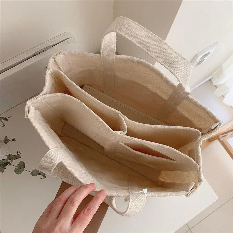 Mirla | Canvas-väska med flera fack-Eva Jonsson