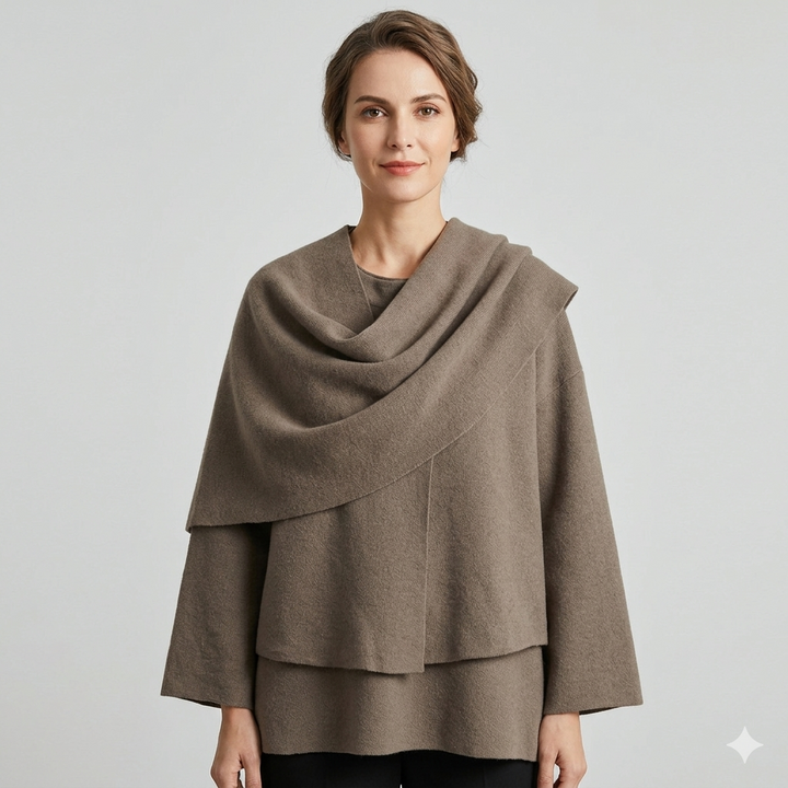 Mirla | Cape kappa - Modernt cape-jacka-Eva Jonsson