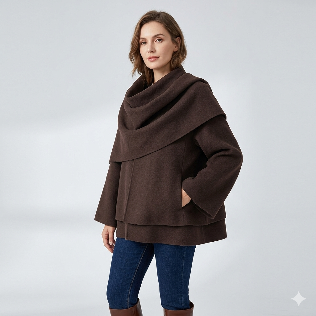 Mirla | Cape kappa - Modernt cape-jacka-Eva Jonsson