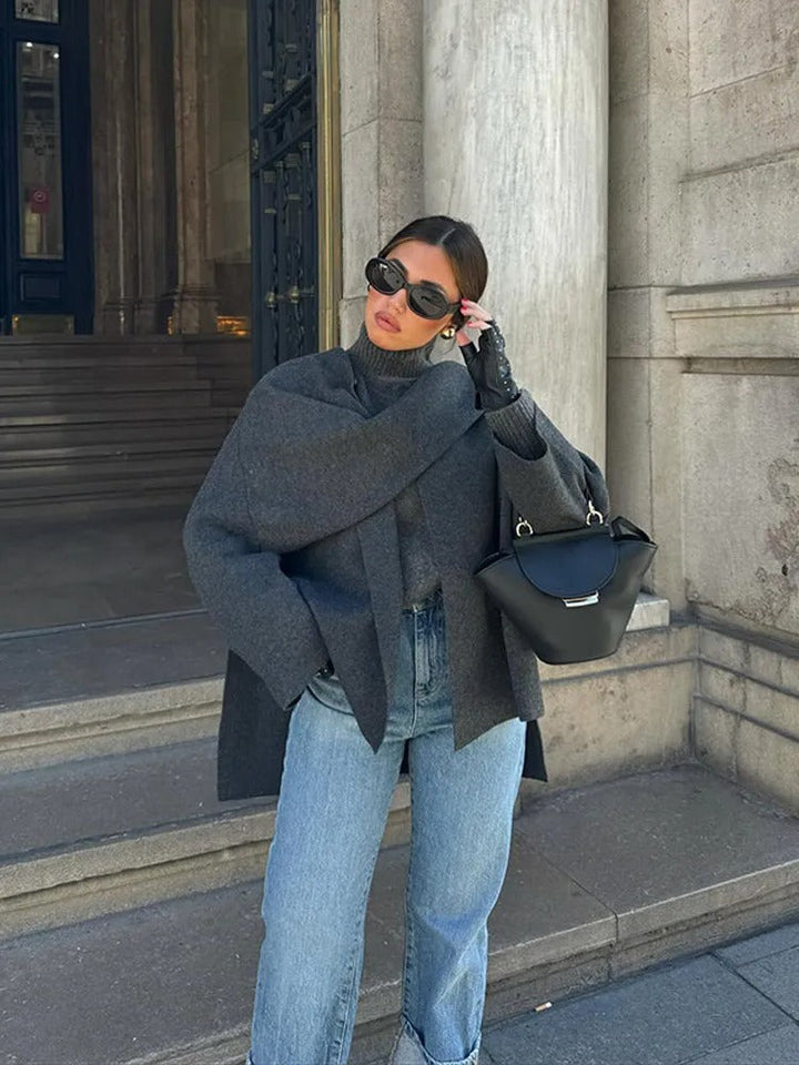 Mirla | Cape kappa - Modernt cape-jacka-Eva Jonsson