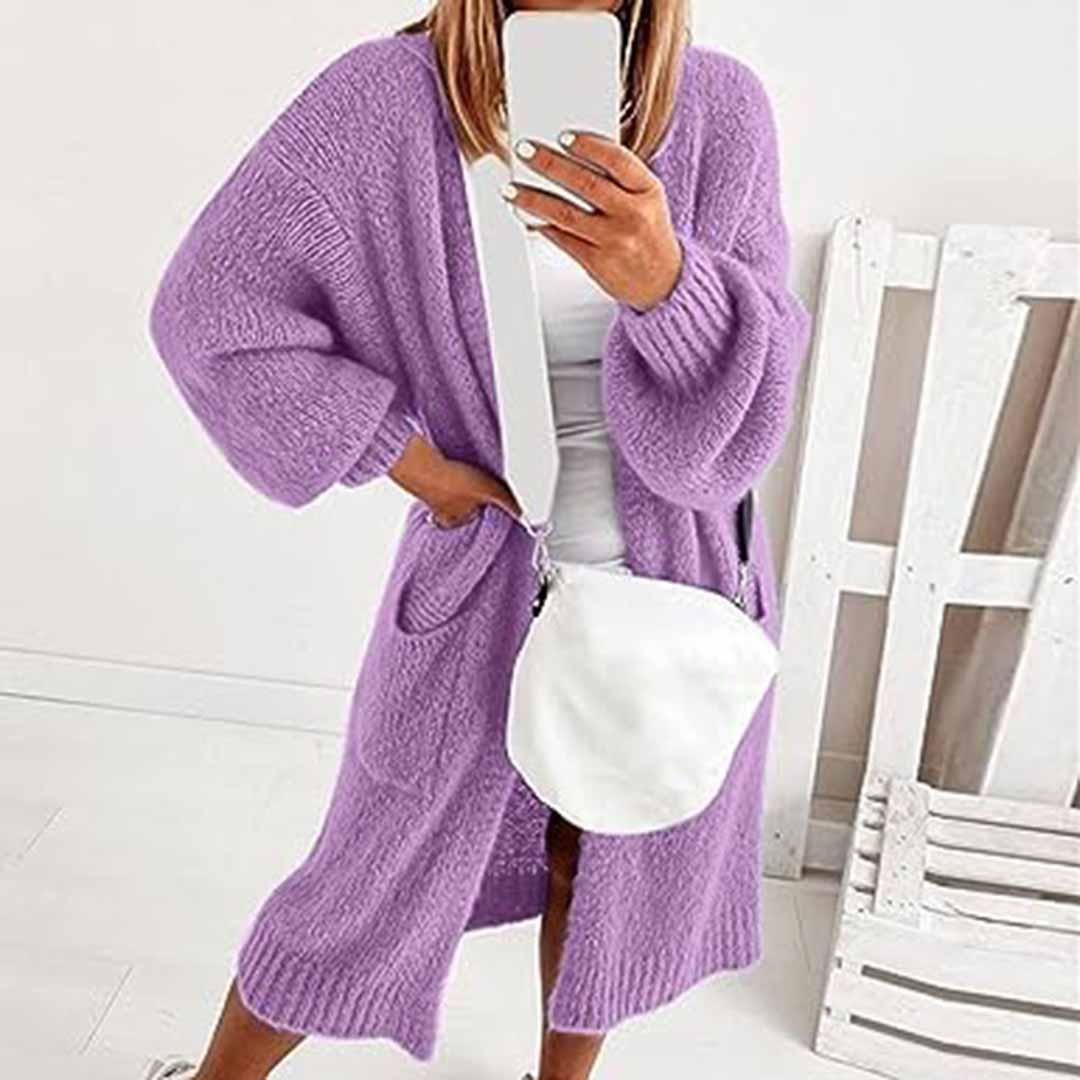 Mirla | Cardigan Comfy Lång Dam Cardigan-Eva Jonsson