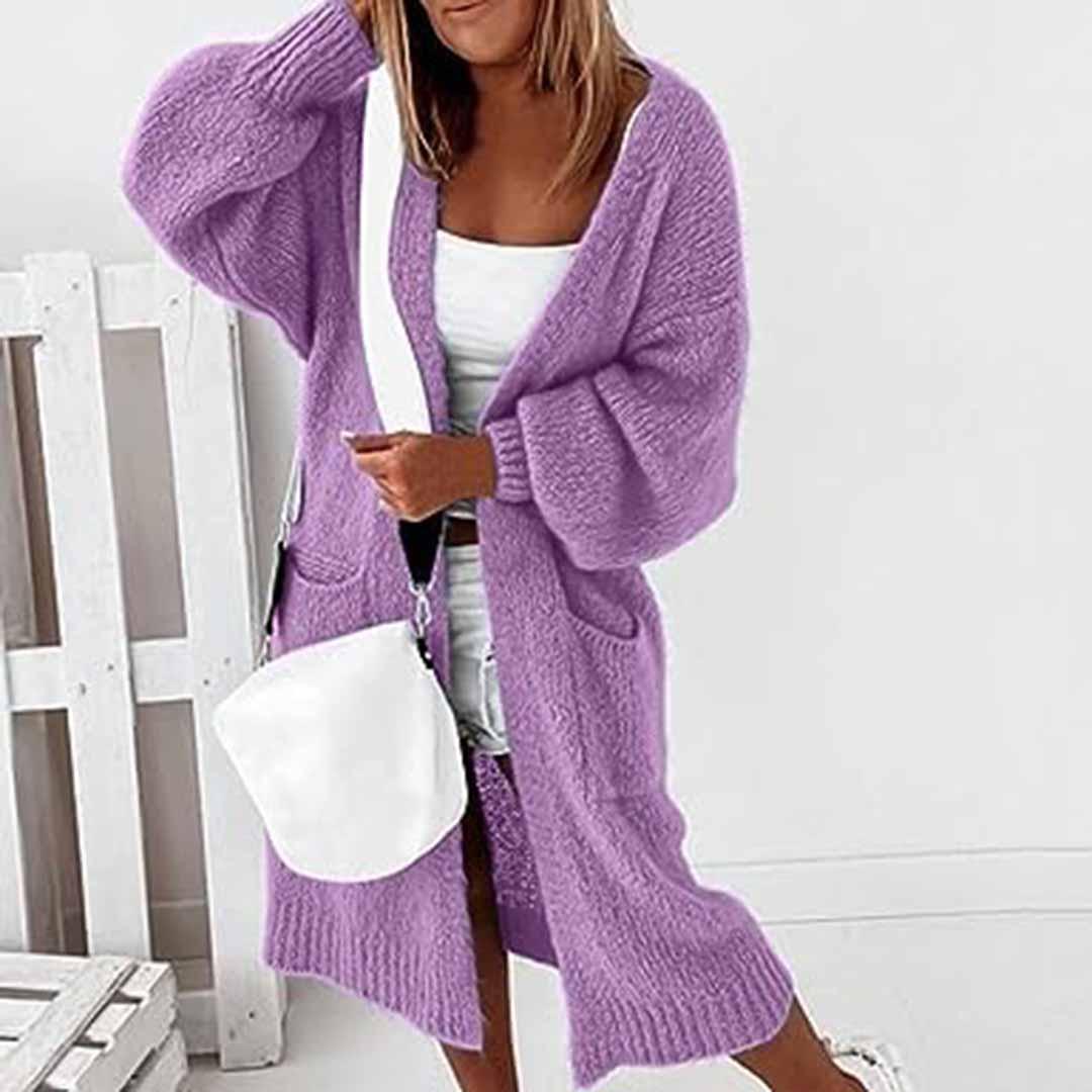 Mirla | Cardigan Comfy Lång Dam Cardigan-Eva Jonsson