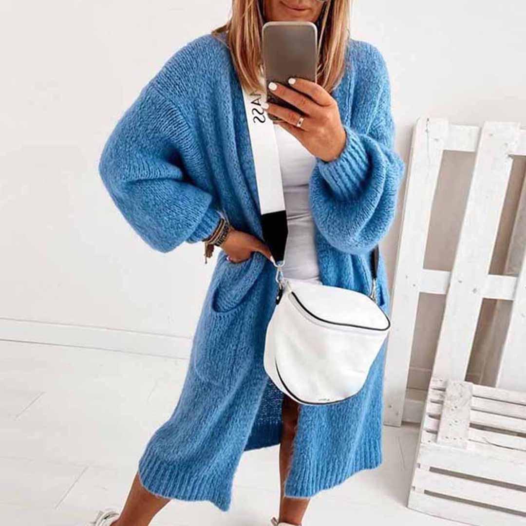 Mirla | Cardigan Comfy Lång Dam Cardigan-Eva Jonsson