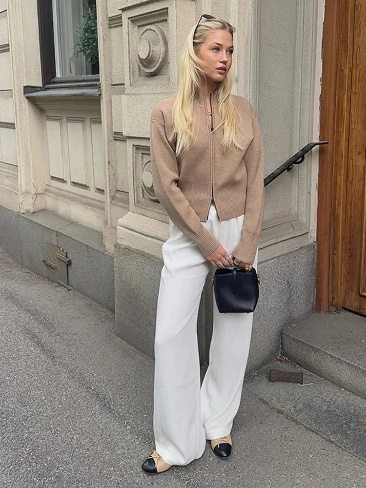 Mirla | Cardigan med Dragkedja-Eva Jonsson