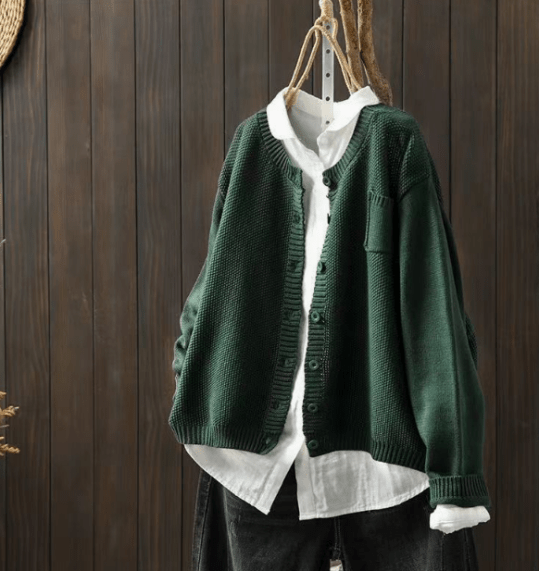 Mirla | Cardigan med Klassisk Knappdesign-Eva Jonsson