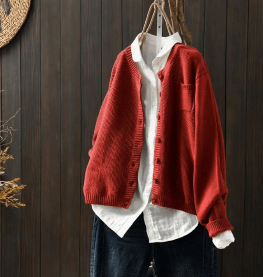 Mirla | Cardigan med Klassisk Knappdesign-Eva Jonsson