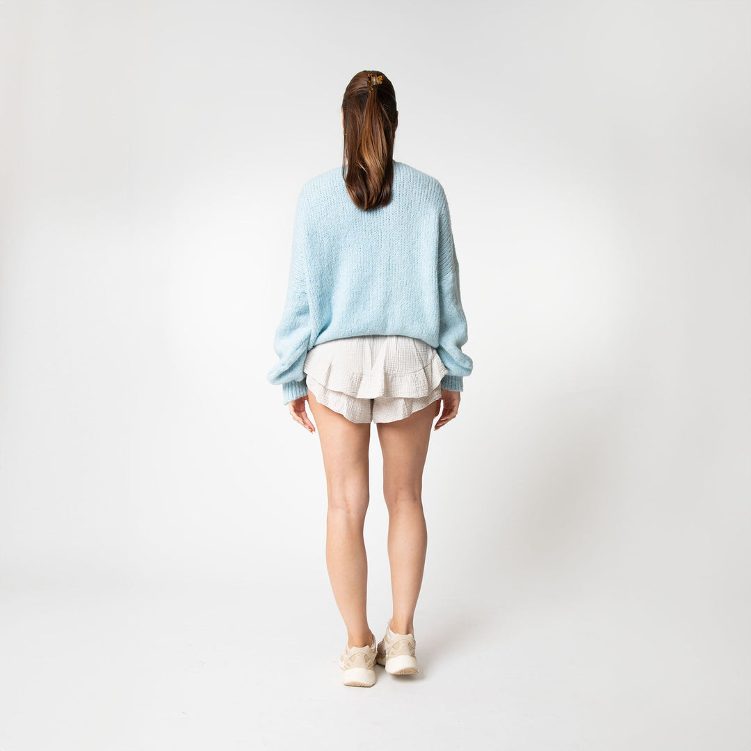 Mirla | Cardigan med rosetter-Eva Jonsson