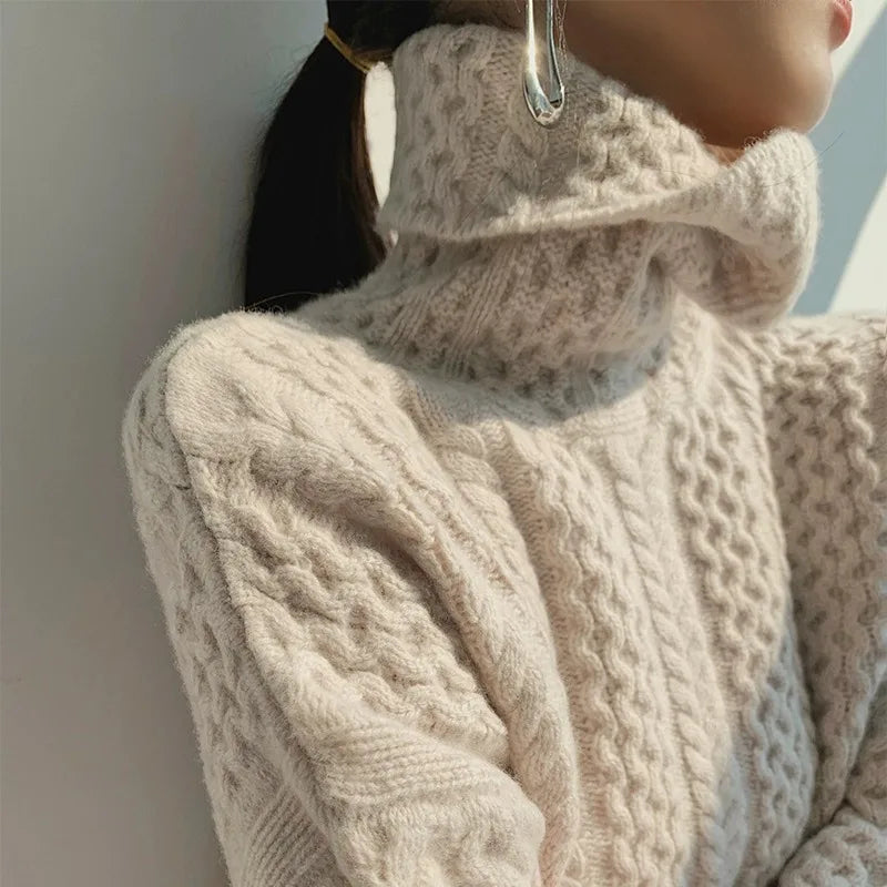 Mirla | Cashmere Stickade Plagg-Eva Jonsson