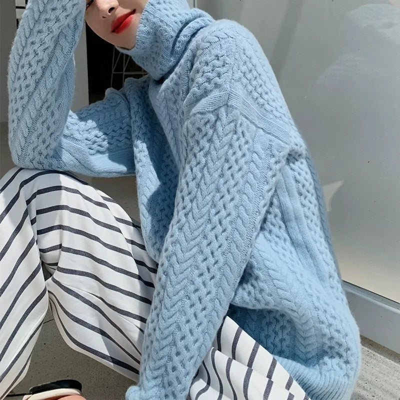 Mirla | Cashmere Stickade Plagg-Eva Jonsson