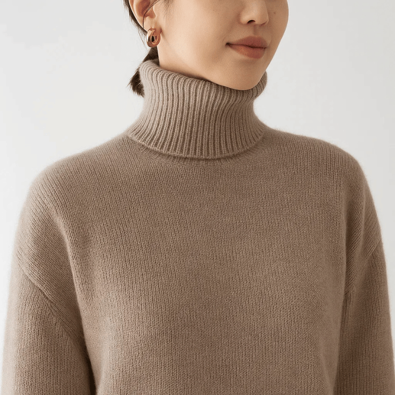 Mirla | Cashmere Turtleneck-Tröja-Eva Jonsson