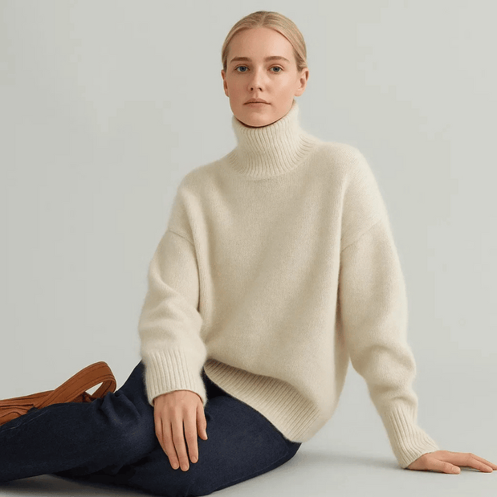Mirla | Cashmere Turtleneck-Tröja-Eva Jonsson