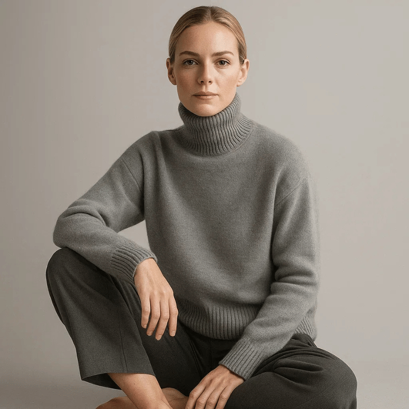Mirla | Cashmere Turtleneck-Tröja-Eva Jonsson