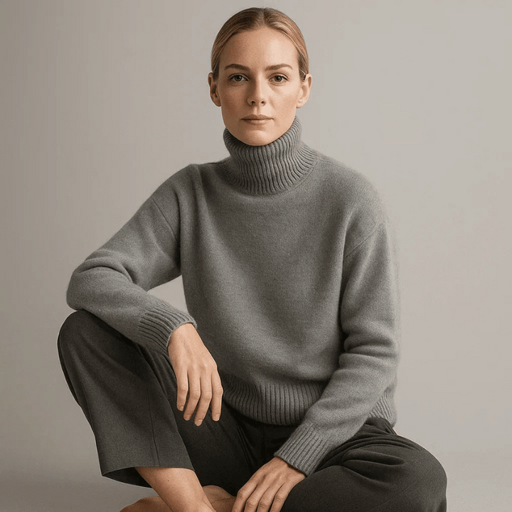 Mirla | Cashmere Turtleneck-Tröja-Eva Jonsson