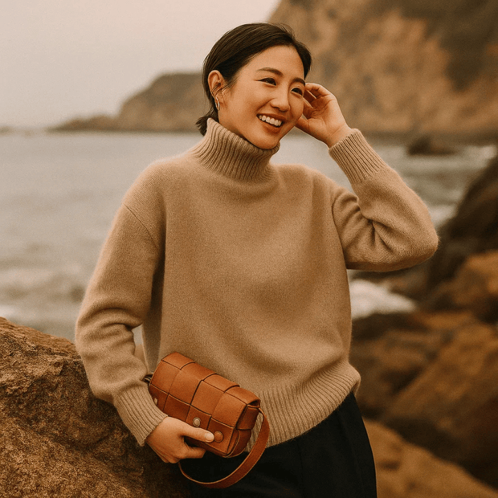 Mirla | Cashmere Turtleneck-Tröja-Eva Jonsson