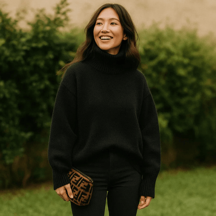 Mirla | Cashmere Turtleneck-Tröja-Eva Jonsson