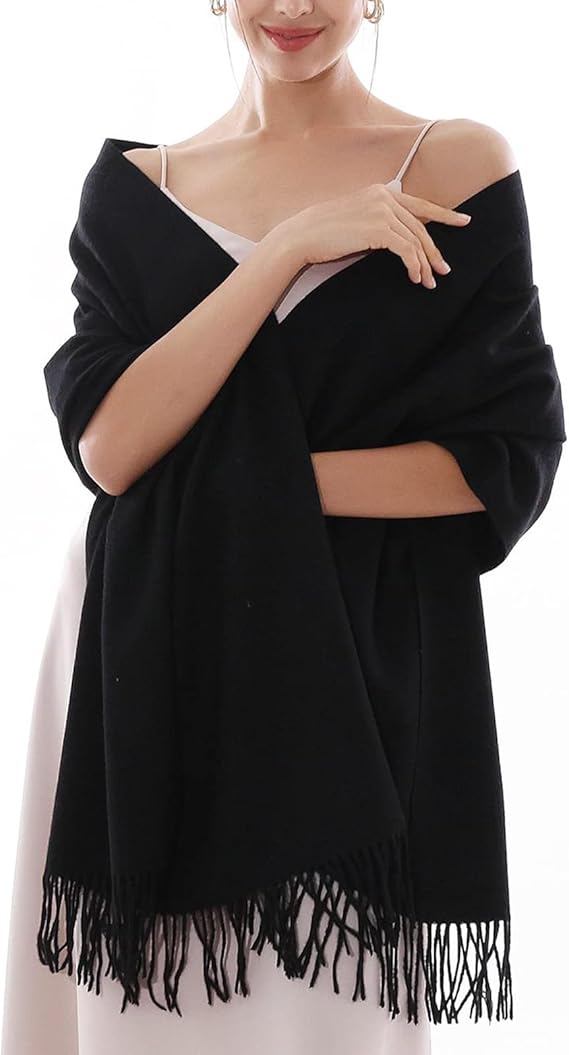Mirla | Cashmere-scarf för kvinnor Mjuk Varm Vinter sjal-Eva Jonsson