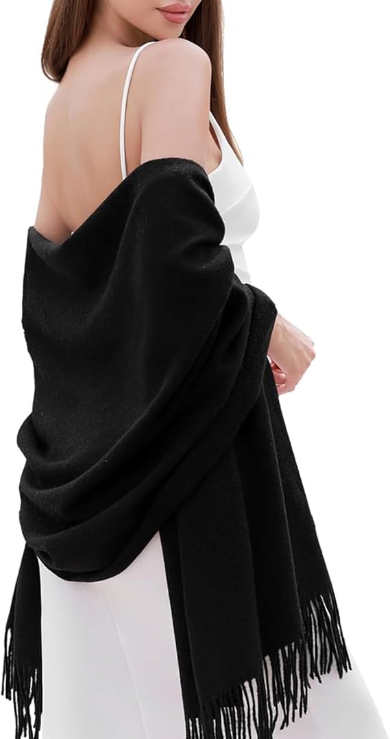 Mirla | Cashmere-scarf för kvinnor Mjuk Varm Vinter sjal-Eva Jonsson