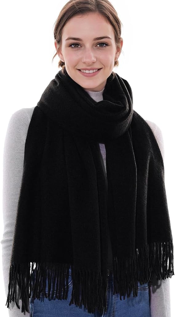 Mirla | Cashmere-scarf för kvinnor Mjuk Varm Vinter sjal-Eva Jonsson