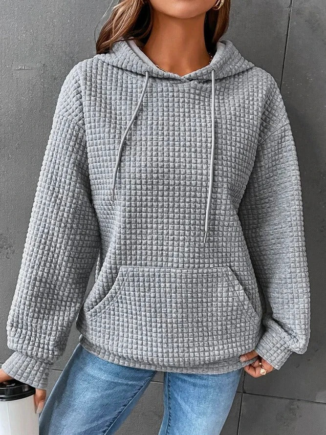 Mirla | Casual Hoodie Enfärgad för Damer-Eva Jonsson