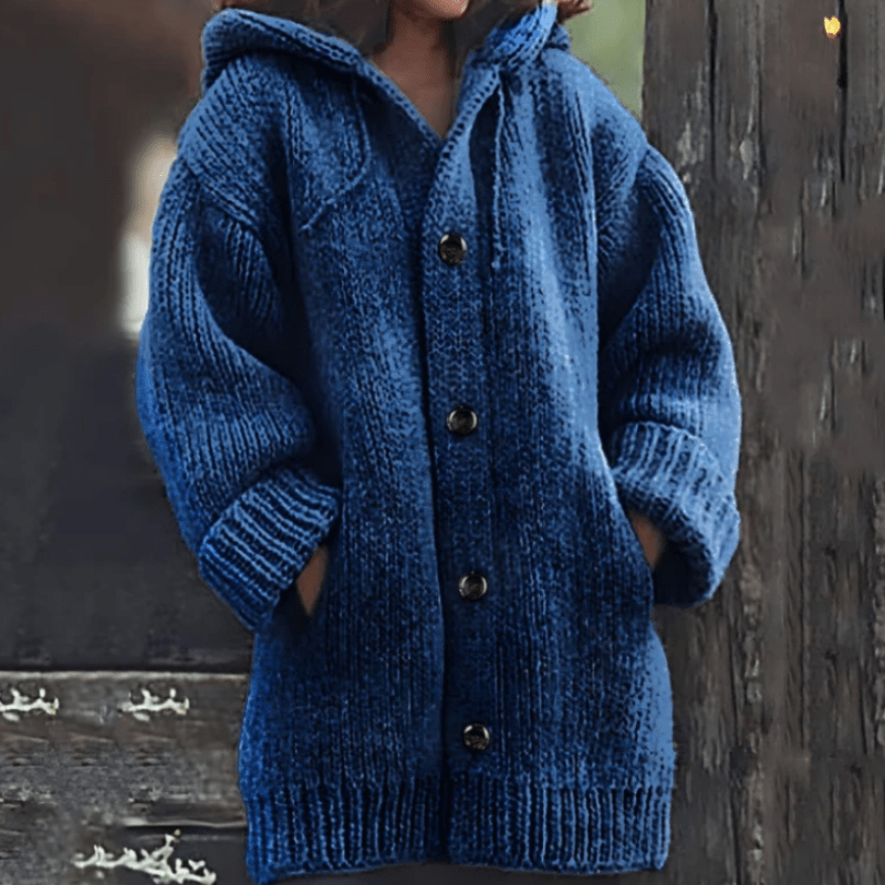 Mirla | Chic Mjuk Stickad Jacka-Eva Jonsson