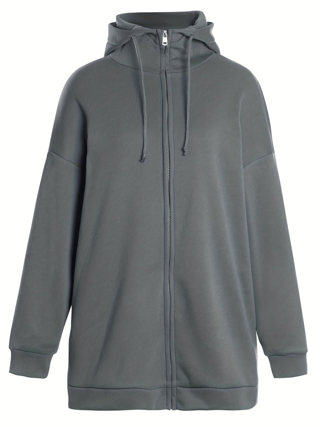 Mirla | Comfort - Extrem Bekväm Lång Zip-Up-Plush-Hoodie med Huva för Damer-Eva Jonsson