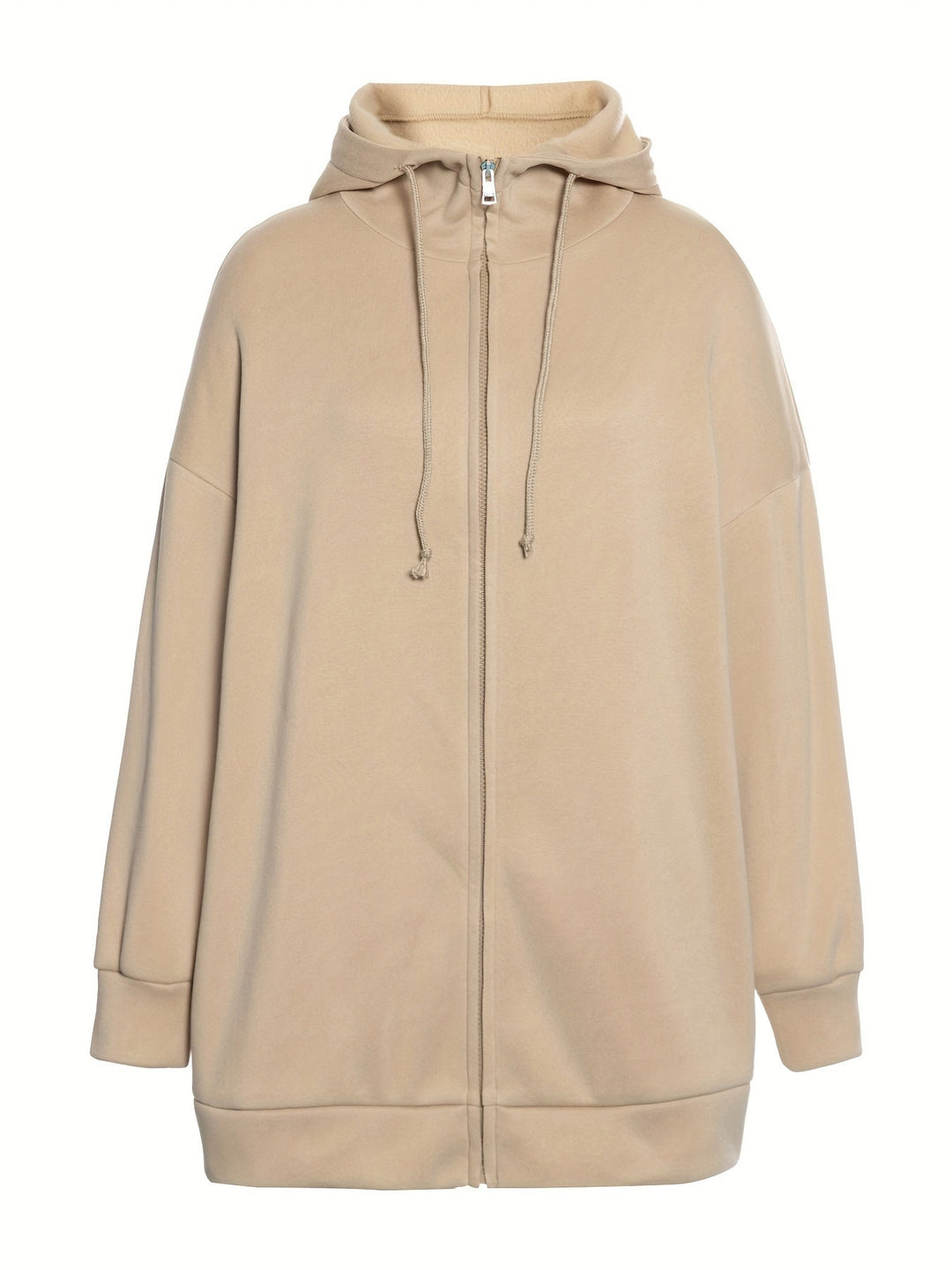 Mirla | Comfort - Extrem Bekväm Lång Zip-Up-Plush-Hoodie med Huva för Damer-Eva Jonsson