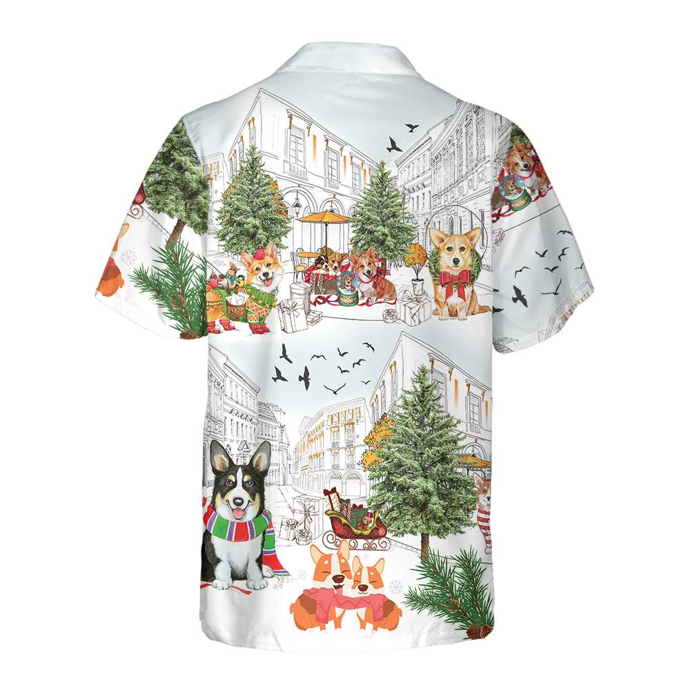 Mirla | Corgis På Jul Hawaiian Shirt Corgi Dog Christmas Shirt För Män & Kvinnor Bästa Julklappen-Eva Jonsson