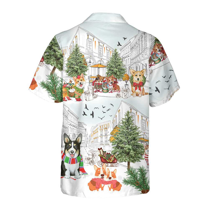 Mirla | Corgis På Jul Hawaiian Shirt Corgi Dog Christmas Shirt För Män & Kvinnor Bästa Julklappen-Eva Jonsson