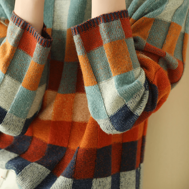 Mirla | Couture-Patchwork-Rollkragepullover-Eva Jonsson