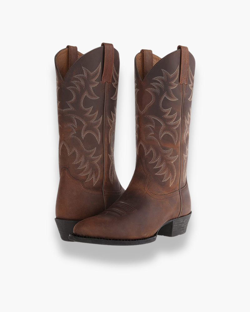 Mirla | Cowboy Boots Damer - Svarta Western Boots-Eva Jonsson