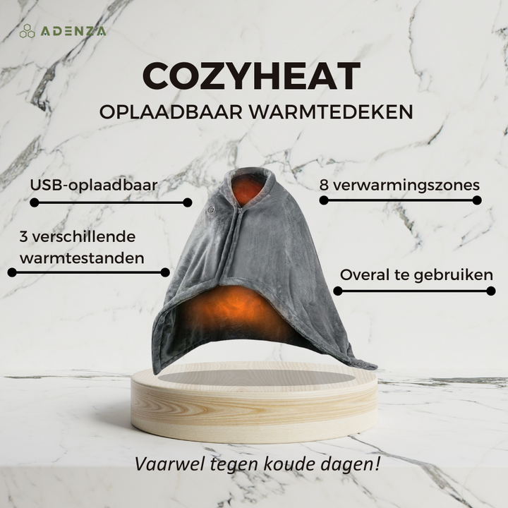 Mirla | CozyHeat Uppladdningsbar Värmefilt-Eva Jonsson