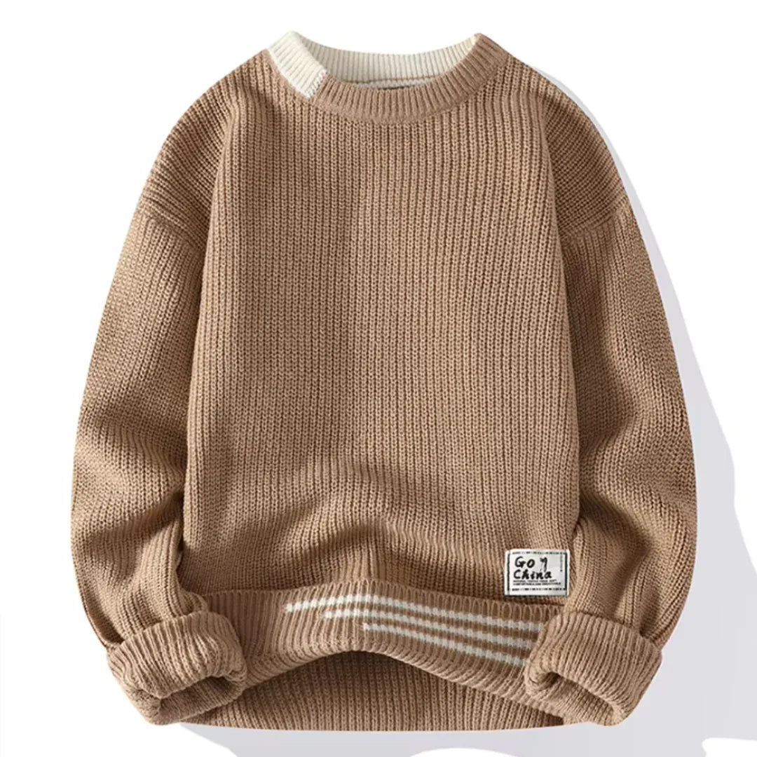 Mirla | Crewneck Tröja Av Mjuk Stickad-Eva Jonsson