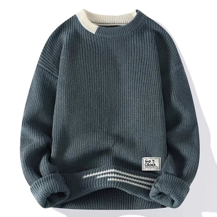 Mirla | Crewneck Tröja Av Mjuk Stickad-Eva Jonsson