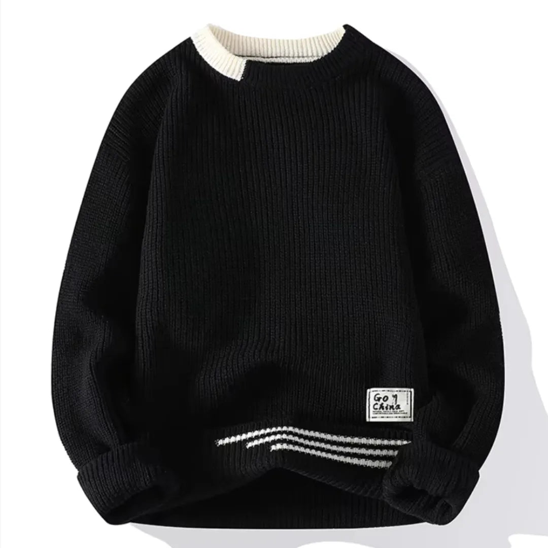 Mirla | Crewneck Tröja Av Mjuk Stickad-Eva Jonsson