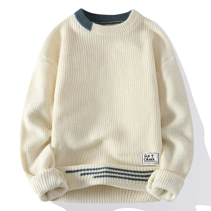 Mirla | Crewneck Tröja Av Mjuk Stickad-Eva Jonsson