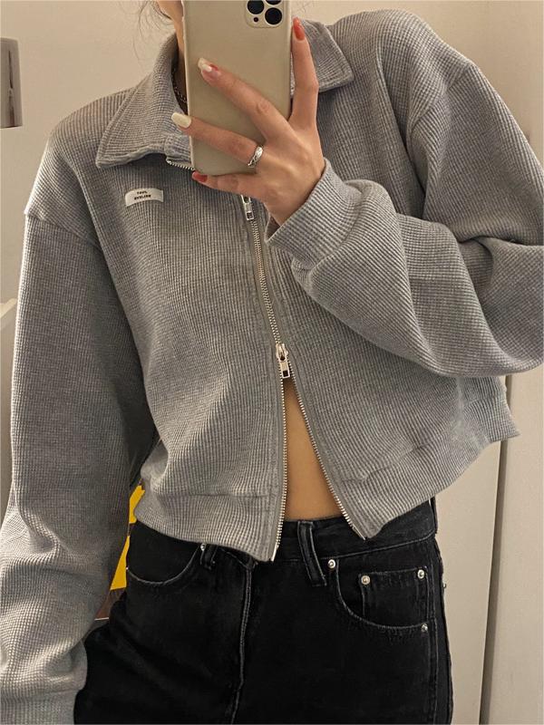 Mirla | Crop Jacka med dragkedja-Eva Jonsson