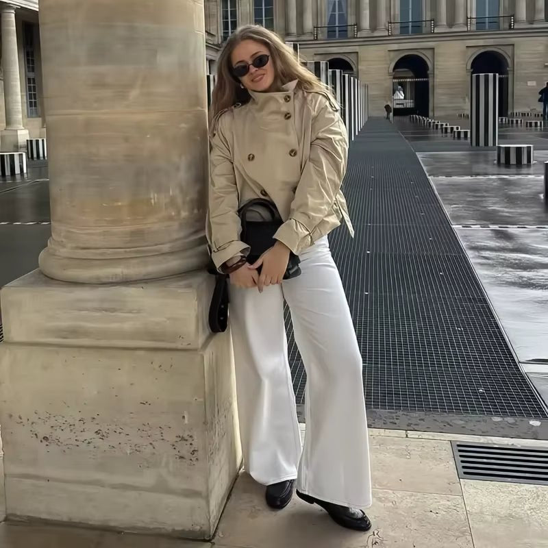 Mirla | Croppad Trenchcoat-Eva Jonsson